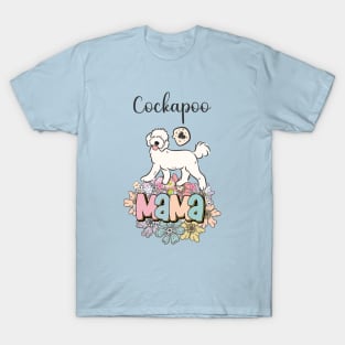 White Cockapoo Mama T-Shirt